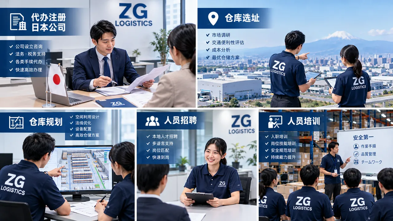 ZG日本海外仓孵化服务